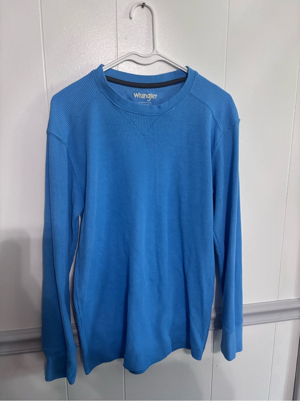 Wrangler Men’s Long-Sleeve Thermal Shirt — Blue